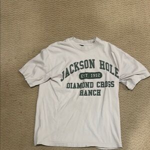 Jackson Hole White Graphic T-Shirt